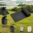 thumbnail image 4 of HK 80 Counts Portable Toilet Liner Bags, Compostable Bags for Outdoor Indoor Camping Car Travel, 65 * 65 CM, 12 Gal, 4 of 7