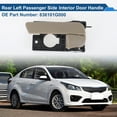 thumbnail image 2 of Rear Left Passenger Side Interior Door Handle for Kia Rio 2007-2011 Inside Door Handle No.836101G000 Beige Black 1 Pc, 2 of 6