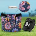 thumbnail image 6 of Haosy Various Cute Flower Golf Mallet Putter Cover Strong Magnetic Leather Golf Club Headcover Closure, 6 of 7