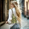 thumbnail image 5 of FORMRS Womens Crossbody Sling Bag Travel Daypack Shoulder Chest Backpack, Geometric Patterns, 5 of 7