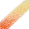 thumbnail image 4 of 20Strand Gradient Color Baking Painted Glass Bead Strands Bicone Colorful 4.5x4mm Hole: 0.8mm about 80~85pcs/strand 30~32cm, 4 of 5