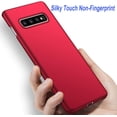 thumbnail image 2 of Case for Samsung Galaxy S10 Phone Case Protective Slim [Defend from Scratch/Slip/Drop/Fingerprint] Matte PC Hard Minimalistic Phone Cover for Samsung Galaxy S10-Red, 2 of 12