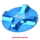 thumbnail image 2 of Vbest life Cubierta de válvula de Bicicleta, aleación de Aluminio Suspensión de Bicicleta Horquilla Horquilla Delantera Cubierta de válvula hermética Bicicleta Axxessory(Azul) Amonsee NO, 2 of 5