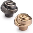 thumbnail image 2 of Ashley Norton 391 Rose 1-5/8" Round Luxury Solid Bronze Spiral Designer Cabinet / Drawer, 2 of 2