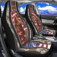 thumbnail image 2 of XYZCANDO Horse Car Seat Covers Set of 2 Flag Seat Cover for Front Seats Easy to Install and Clean Removable Automotive Accessories All-Season Protection for Cars Sedans SUVs, 2 of 7