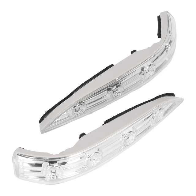 Luz de señal de giro de espejo retrovisor lámpara indicadora de espejo lateral resistente al calor alto brillo lente transparente izquierda derecha para coche ANGGREK Otros