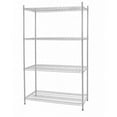 thumbnail image 2 of Thunder Group Inc. Wire Shelves with 4 Layers with Post, 2 of 2