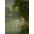 thumbnail image 3 of Joan Brull i Vinyoles 14x18 Black Modern Framed Museum Art Print Titled - Dream (ca 1905), 3 of 5