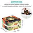 thumbnail image 5 of Retro Cat Travel Portable Square Jewelry Box - Bracelet Holder and Jewelry Stand - Ideal for Rings, Earrings, Necklaces, and Bracelets - Suitable for Girls and Women, 5 of 6