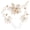 Style 1-Golden Floral Vine Bridal Hair Comb and Pins Set, variant on MIALLO Elegant Handmade Pearl Flower Headpiece (4 Pack), Golden Leaf Hair Comb & U-Shaped Pins for Brides, Bridesmaids and Wedding Guest