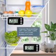 thumbnail image 5 of Termómetro Digital para Refrigerador Temperatura -50°C a 70°C con Gancho para Frigorífico Congelador Pantalla LCD fácil de Leer, 2 Piezas, 5 of 5