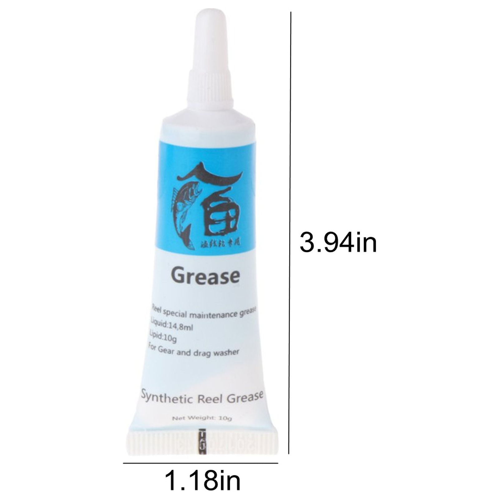INVINCIBLE FISHING REEL GREASE #3098 1/2 OZ TUBES (2) NEW SEALED 