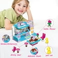 thumbnail image 5 of HI-REEKE House Building Block Set 3in1 Dream Home Building Kit Plastic Toy Gift for Girls Multicolor, 5 of 7