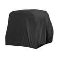 thumbnail image 3 of Cubierta universal para carrito de golf de 2 a 4 pasajeros, con ventana trasera con cremallera impermeable L Cola Cubierta de carro de golf, 3 of 8