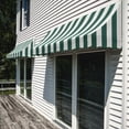 thumbnail image 2 of Awntech 5.38 Ft Nantucket Curved Slope Fixed Awning Canopy (64.5in x 44in x 36in), Forest/White Stripe, 2 of 3