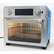 Restored Blue Jean Chef 23L Digital Air Fryer Toaster Oven Denim Blue (Refurbished)