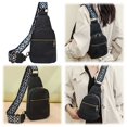 thumbnail image 2 of Bolso Bandolera Pecho Casual para Mujer Cuero PU Viajes Senderismo Ciclismo, 2 of 9