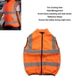 thumbnail image 3 of Rechargeable Cooling Fan Waistcoat With Reflective Stripe For Air Conditioned Work Clothes, 3 of 8