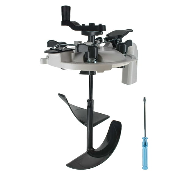 Master Elite Paint Can Mixing Lid & Pouring Spout, 1 Gallon Size - Mix Blade for Easy, Mess-Free Stirring, Pouring, Storing - Pistol Grip Handle, Stir with Hand Crank, Drill, Paint Mixing Machine