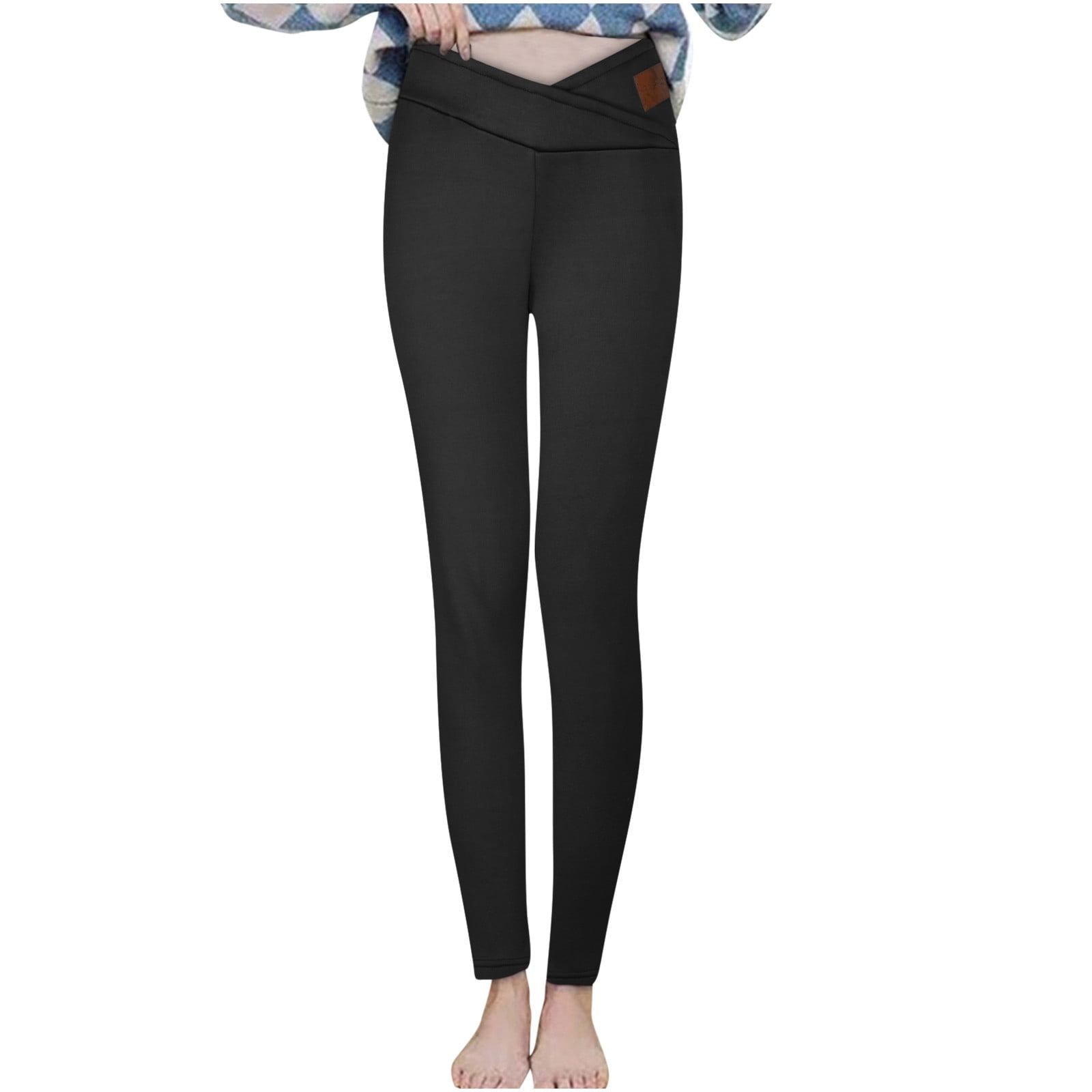 Xzngl Leggings For Women High Waist Fashion Casual Women Span Ladies Full Length Pants Leggings High Waist Keep Warm Long Pants High Waist Leggings Fo
