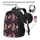 thumbnail image 2 of Easygdp Romantic Paris Mochila para Laptop de Viaje con Puerto USB, Mochila para Laptop con Puerto de Carga USB para Mujeres y Hombres, 2 of 7