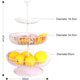 thumbnail image 2 of Soporte para tartas de frutas, cesta de frutas de 3 niveles para más espacio en la encimera, cesta de frutas de metal como elemento decorativo en la cocina de su casa de campo, 3 cestas de almacenamie JFHHH pequeña, 2 of 5