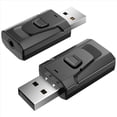 thumbnail image 3 of 2X 4 en 1 Bluetooth 5.0 USB Transmisor Receptor Adaptador de Audio con Llamada Receptor Bluetooth para Coche, 3 of 8