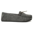 thumbnail image 2 of Minnetonka Women's Suede Comfy Moc Slippers, 2 of 3