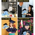 thumbnail image 3 of DolliBu Blue Octopus Graduation Plush Toy - Super Soft Graduation Stuffed Animal Dress Up with Gown & Cap with Tassel Outfit - Cute Congratulatory Graduation Gift - 9.5 Inches, 3 of 6