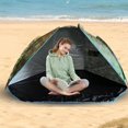 thumbnail image 2 of Beach Shelter UV Protection Windproof Instant Folding Tent Shade for Garden, Hiking, Travel, Outdoor Activities, 2 of 5