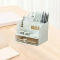 thumbnail image 4 of Tyidzon Large Capacity Free Double Compartment Pen Container Cute High Color Students Desktop School Organizer Pencil Case, 4 of 6
