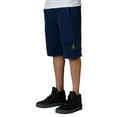 thumbnail image 3 of Air Jordan Retro 4 Men's Speckled Basketball Shorts Navy Blue/Gold 748385-410, 3 of 6