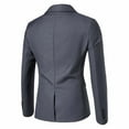 thumbnail image 4 of BSDJILFG Men's Formal Suits 3-Piece Business Casual Outfits,Modern Fit Tuxedo Jacket,Waistcoat and Pants, 4 of 8