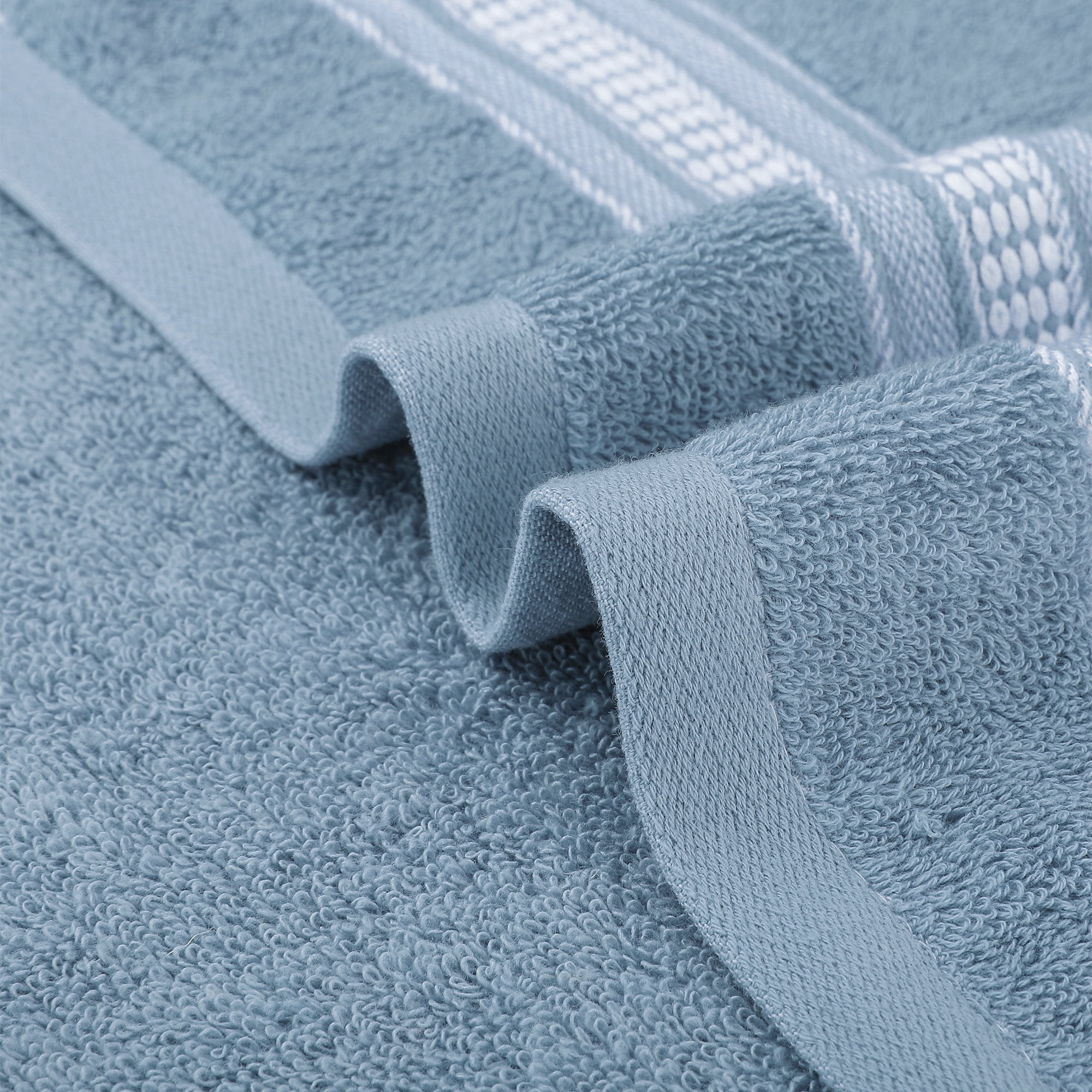 Unique Bargains Plaid Pattern Hand Towels Comfort and Quick Drying Towel for Bathroom Blue 14" x 30" Blue/Pink 14" x 30"