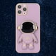 thumbnail image 1 of 3D Plating Astronaut Hidden Stand Case Cover Cute Astronaut Stand Phone Case para IPhone 12Pro TPU Cover, 1 of 3