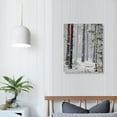 thumbnail image 3 of Nawypu  Canvas Print Wall Art Snow Through Winter Pine Tree Forest Nature Wilderness Photography Modern Art Rustic Scenic Relax/Calm Multicolor for Living Room, Bedroom, Office, 3 of 4