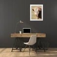 thumbnail image 3 of Schell, Jennie Marie 12x14 White Modern Wood Framed Museum Art Print Titled - Hereford Bull Color, 3 of 4