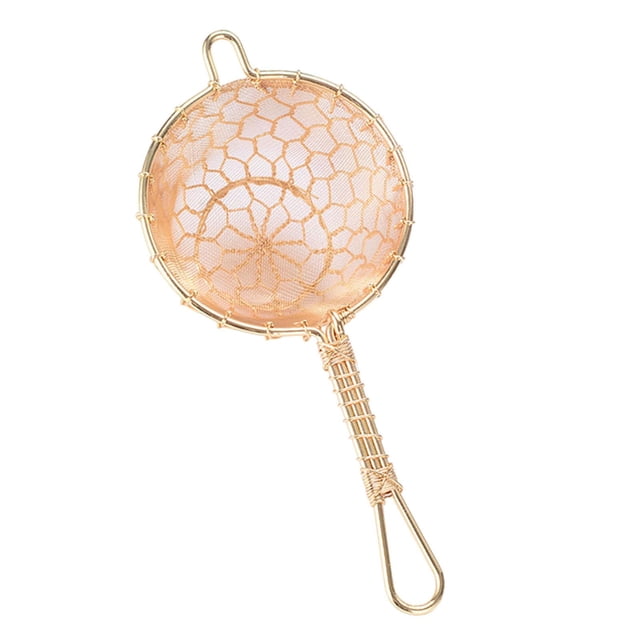 Colador de té de latón, práctico y fácil de limpiar, regalo, filtro de té de malla ligero para A