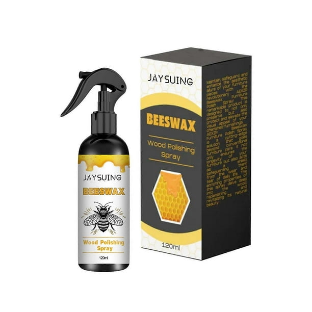 120ml Beeswax Wood Polishing Spray Waterproof Anti-slip Polishing Liquid for Funitures Caring