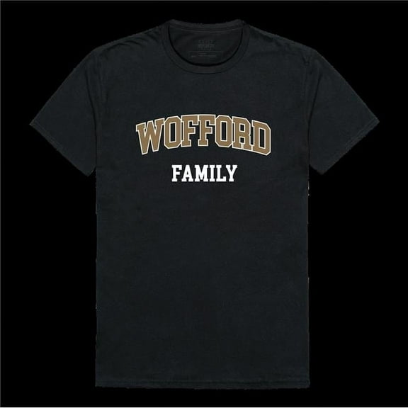 W Republic 571-415-BLK-04 Wofford College Terriers Family T-Shirt, Black - Extra Large