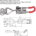 thumbnail image 3 of Lefu 2pcs Quick Toggle Clamp, 304 Stainless Steel GH-4001-SS Small Adjustable Buckle, 3 of 8