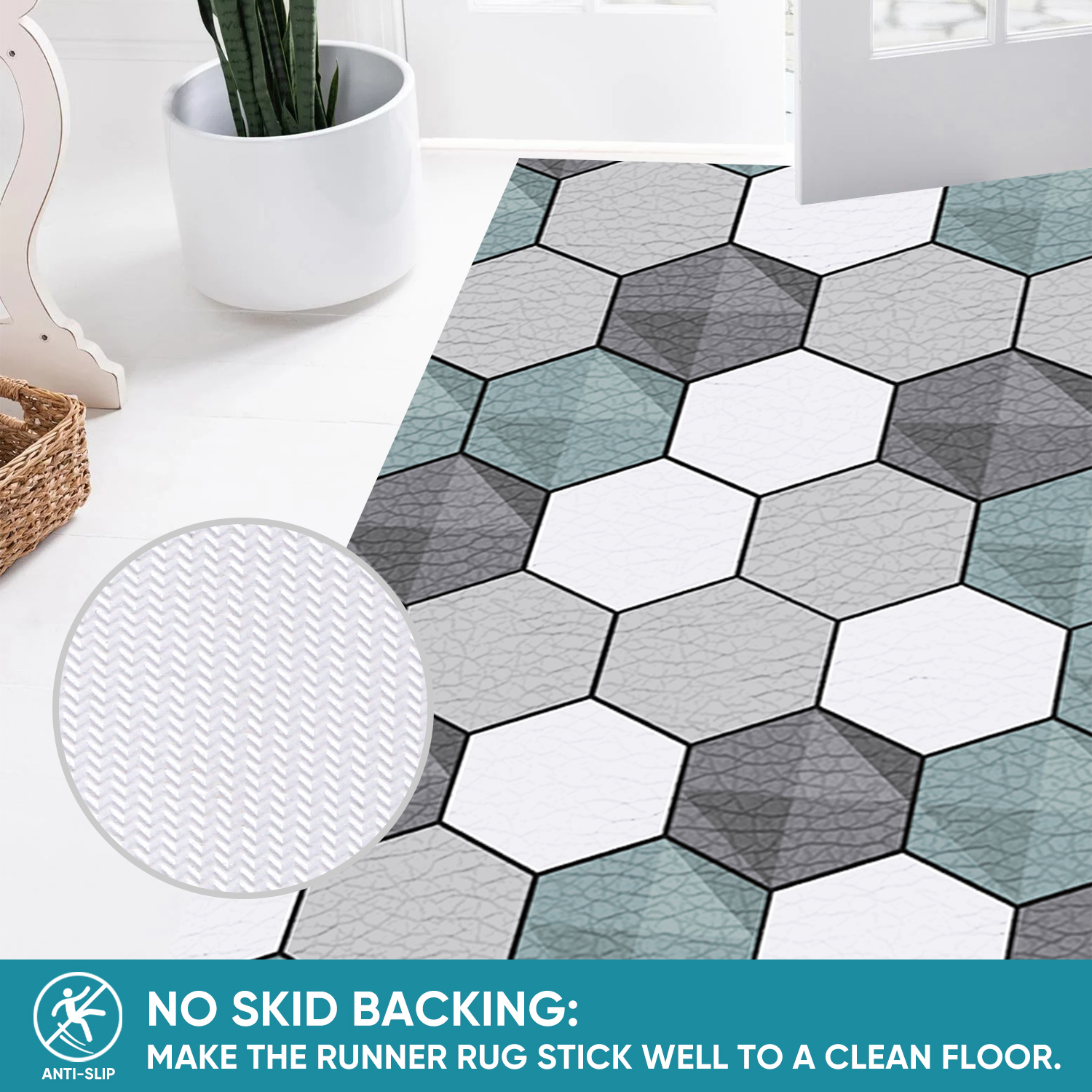 JML Outdoor Rug Waterproof Mat 4'x7' for Patios Camping