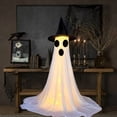 thumbnail image 6 of Oversized Ghostly Figure Ornament 120cm High Halloween Yard Decoration for Porch Front Yard Garden Indoor and Outdoor, 6 of 8