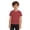 Brick Red, variant on Huanglei Soft Kids Tee Breathable Basic Short Sleeve Shirt For Girls And Boys Comfortable Casual Round Neck Top For Children Soft Cotton Tees ,2-3 Years ,Red