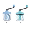 thumbnail image 4 of Advancent Batidor de huevos ergonómico de mano Manual de ahorro de mano batidor de espuma de leche batidor de espuma utensilio para hornear accesorio de Herramientas y accesorios para hornear Azul Advancent HA009635-01B, 4 of 6