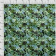 thumbnail image 4 of oneOone Georgette Viscose Light Blue Fabric Abstracts Craft Projects Decor Fabric Printed By The Yard 42 Inch Wide, 4 of 5