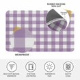 thumbnail image 3 of Purple Checkered Door Mat Indoor Outdoor, Farmhouse White Buffalo Plaid Non Slip Welcome Mat with Rubber Backing, Absorbent Fabric Front Door Mats Entryway Rug for Home Patio Entrance 20"x31.5", 3 of 9