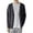 Dark Gray, variant on Men's Slim Round Neck Long Sleeve Stand Up Collar Zipper Cardigan Casual Base Coat Sweaters For Men Beige L