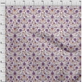 thumbnail image 4 of oneOone Polyester Spandex Dusty Purple Fabric Florals Sewing Craft Projects Fabric Prints By Yard 56 Inch Wide, 4 of 4