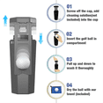 thumbnail image 2 of Golf Ball Washer Portable Towel Cleaning Machine Tool Reusable Outdoor Cart Cup Holder Universal Golf Accessories, 2 of 9